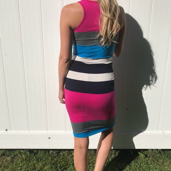 Express Cotton Bodycon Dress - Picture 2 of 3